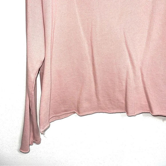 Maurices Light Pink Open Twist Back Crew Neck Sweatshirt Medium Women’s - Picture 4 of 11